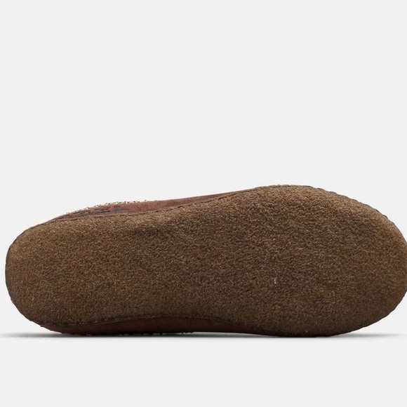 Sorel Men’s Falcon Ridge II Chocolate Suede Slippers with Cream Fur Lining - Picture 4 of 11